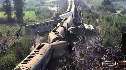 حادث قطار سوهاج